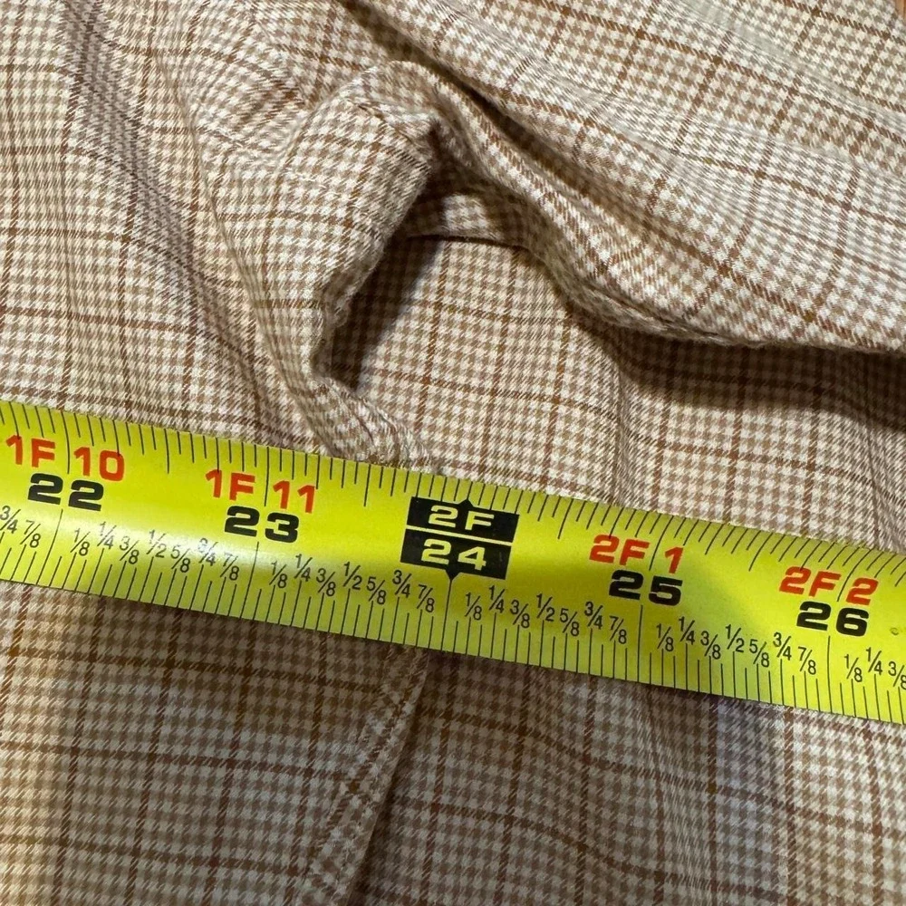 Polo Ralph Lauren Men's Button Down Shirt XL Brown Gingham Preppy